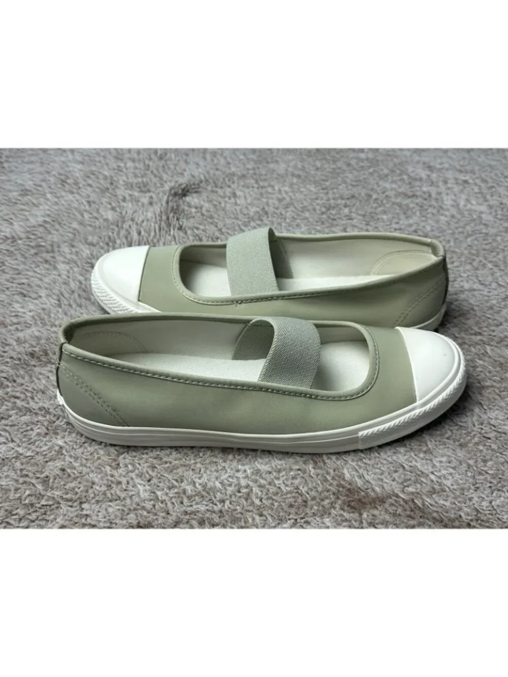 Converse Chuck Taylor All Star Dainty Ballerina Slip-on sneakers SZ-9 Green NWOB